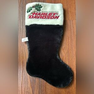 1998‎ Harley Davidson Motorcycles 18" Embroidered Christmas Stocking Vintage New